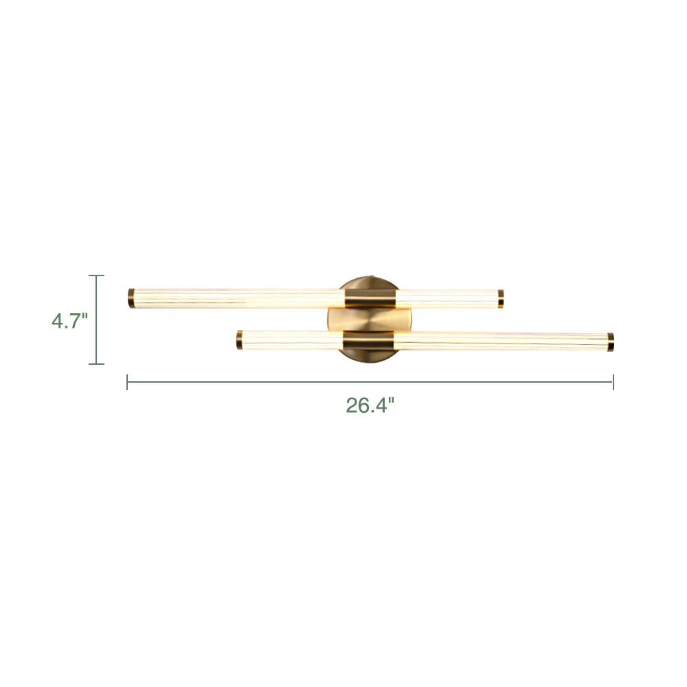Bathroom LED Vanity Light Modern Multi-Light Wall Lamp