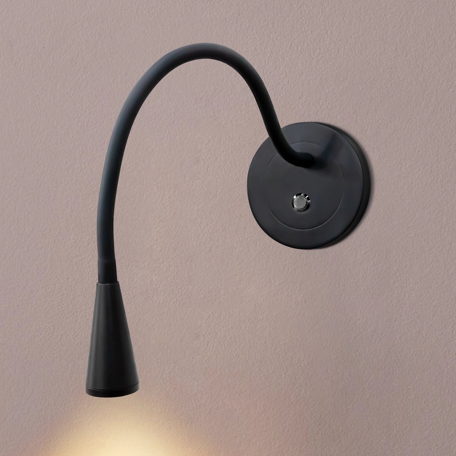 Modern Flexible Wall-Mounted Reading Light Gooseneck Sconce