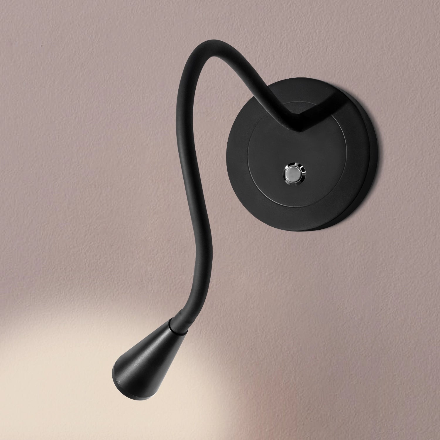 Modern Flexible Wall-Mounted Reading Light Gooseneck Sconce