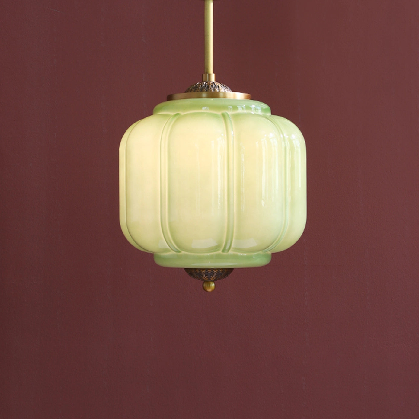 Classic Eloise Milk Glass Semi-Flush Mount Ceiling Light