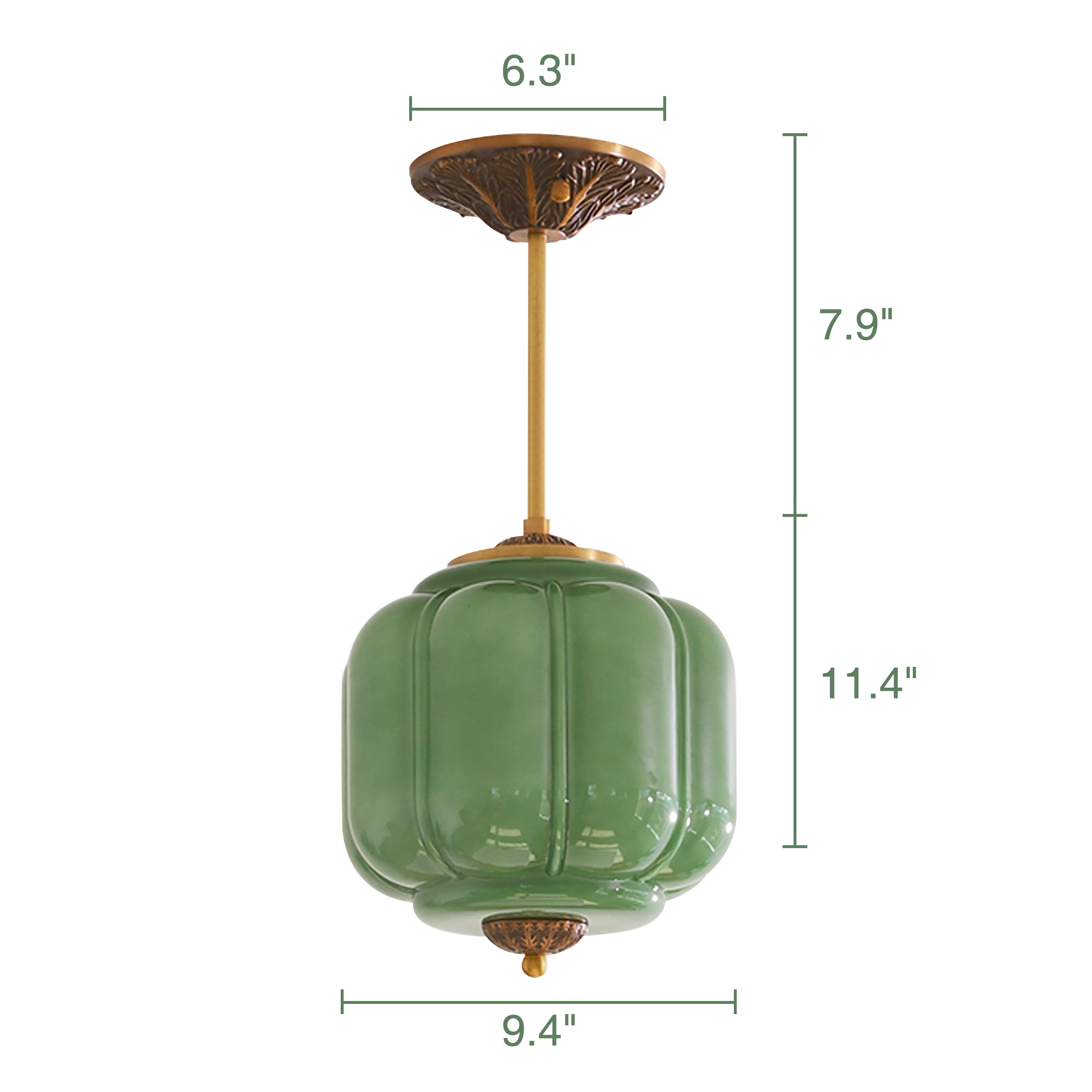 Classic Eloise Milk Glass Semi-Flush Mount Ceiling Light