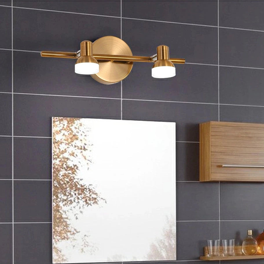 Classic Gold Vanity Light Bathroom Adjustable Wall Sconce