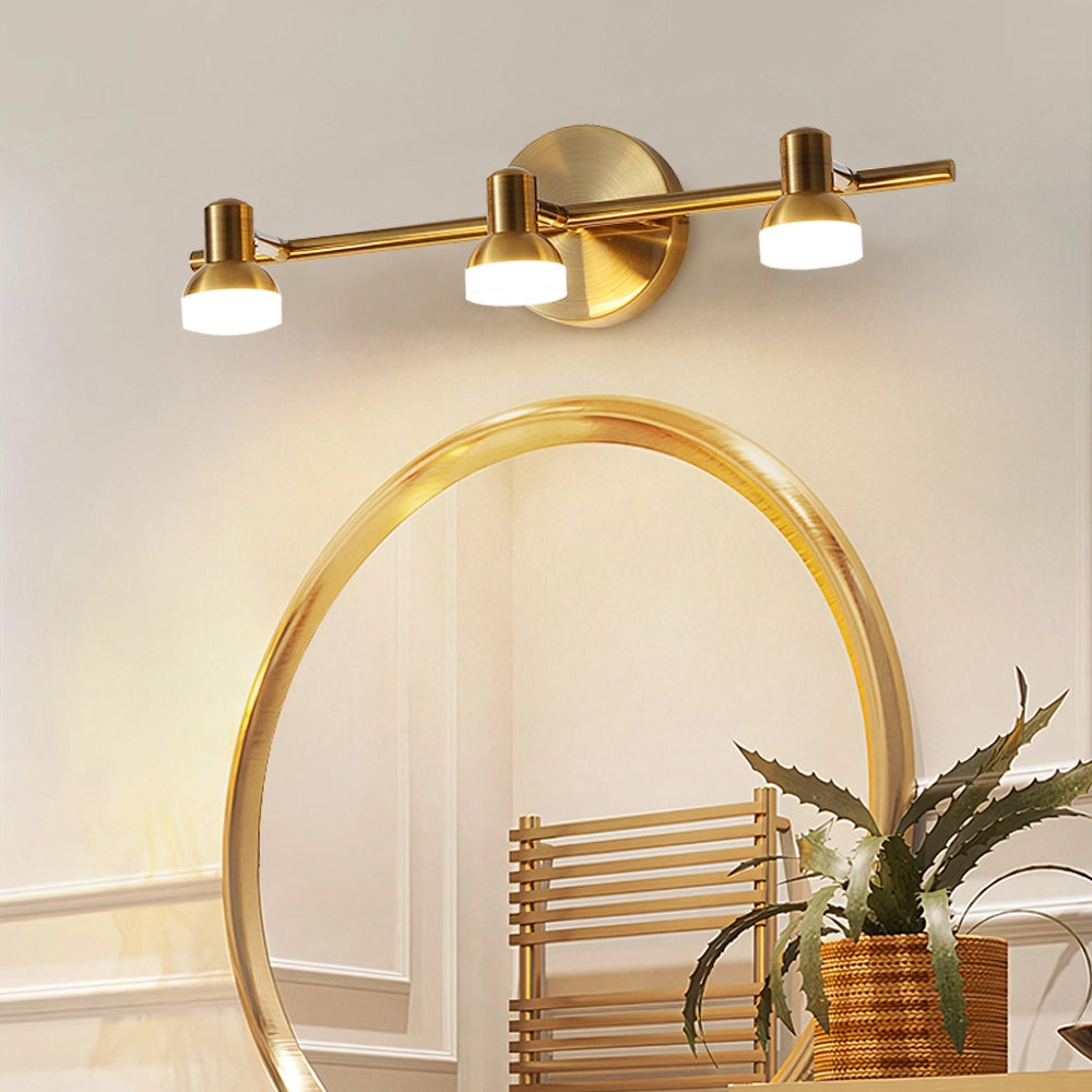 Classic Gold Vanity Light Bathroom Adjustable Wall Sconce