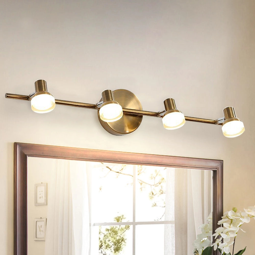 Classic Gold Vanity Light Bathroom Adjustable Wall Sconce