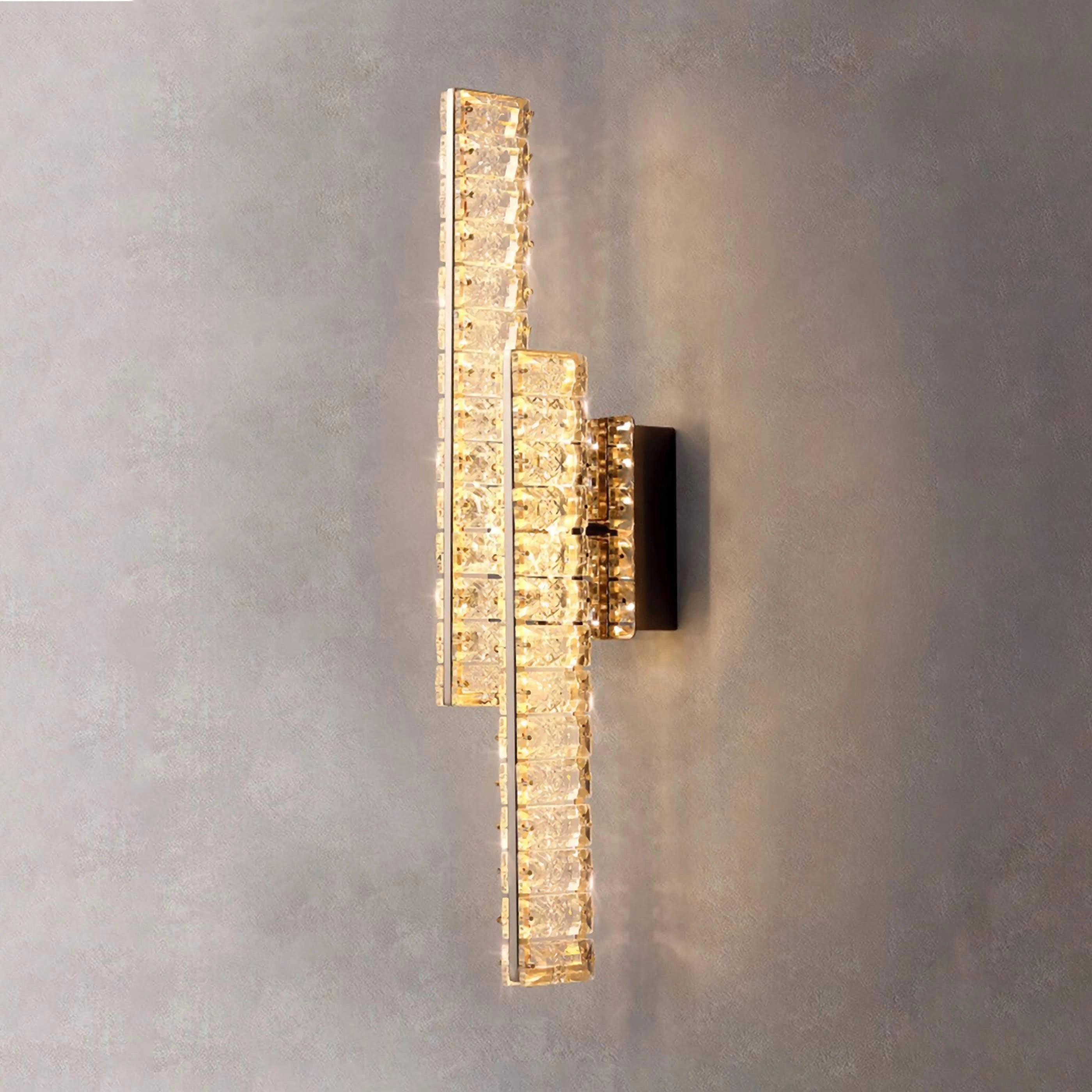Luxury Crystal Wall Sconce Modern Wall Light for Living Room
