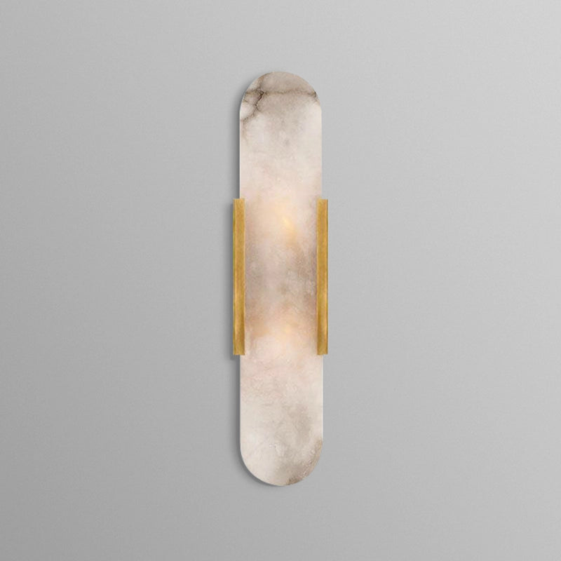 Marble Simple Wall Sconce LED Elongated Wall Light