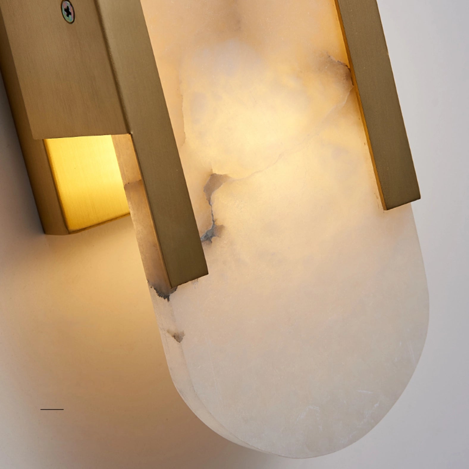 Marble Simple Wall Sconce LED Elongated Wall Light