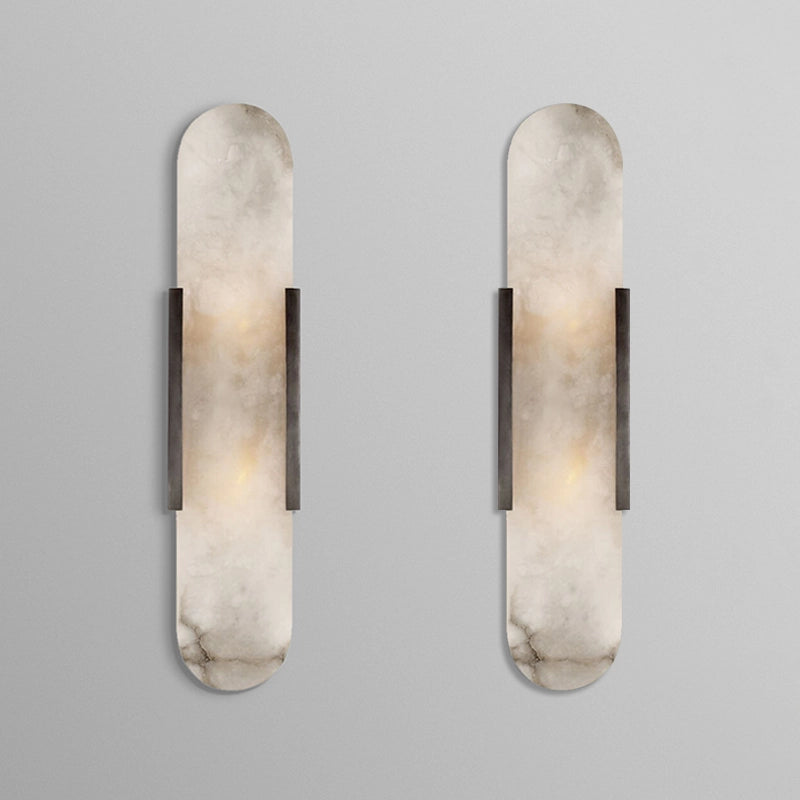 Marble Simple Wall Sconce LED Elongated Wall Light
