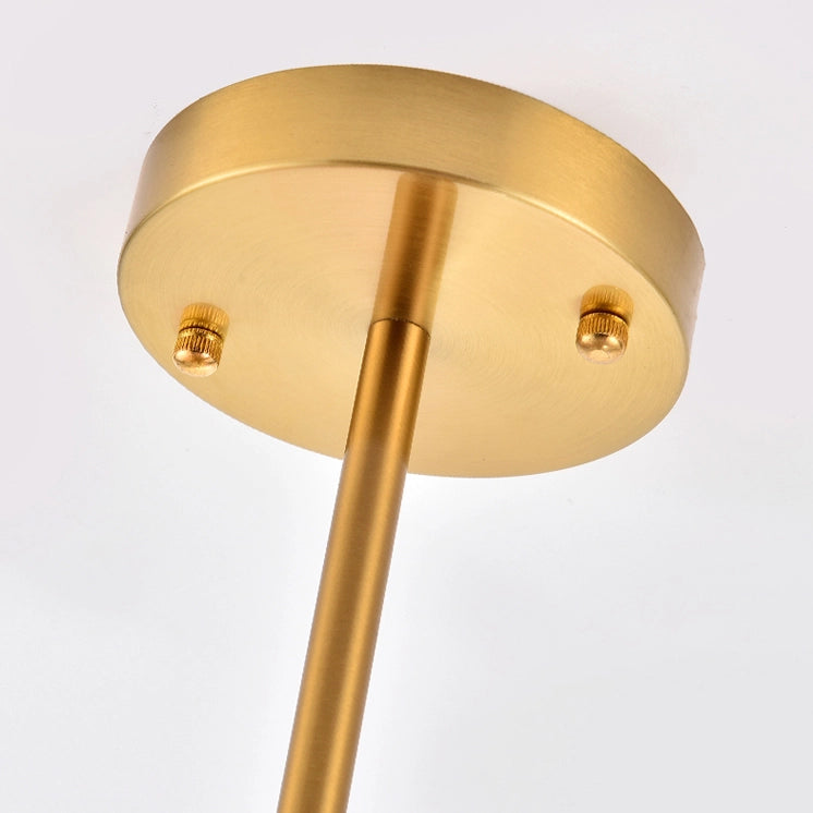 Modern Bubble Gold Chandelier Glass Hanging Light Fixture