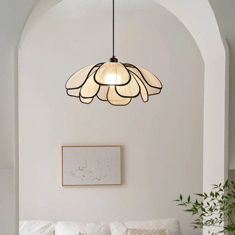 Simple Petal-Shaped Pendant Light Kitchen Island Hanging Lamp