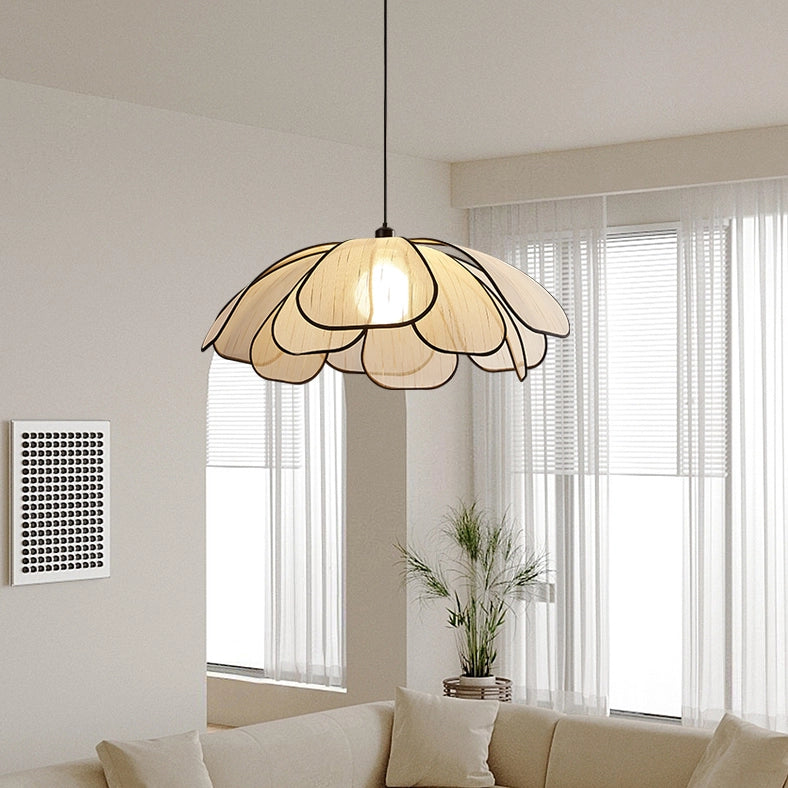 Simple Petal-Shaped Pendant Light Kitchen Island Hanging Lamp