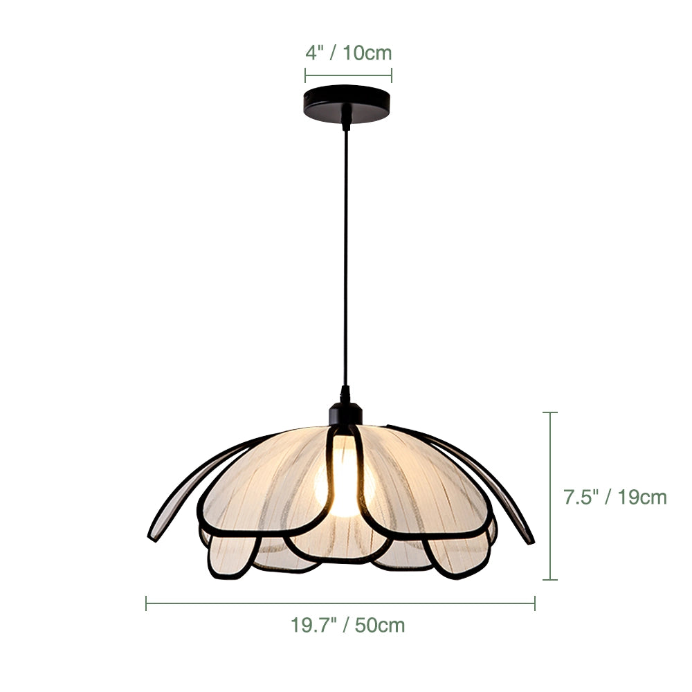 Simple Petal-Shaped Pendant Light Kitchen Island Hanging Lamp