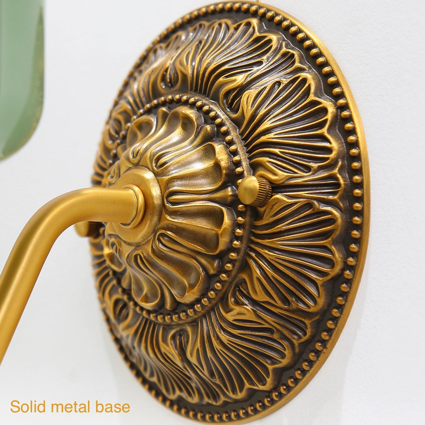 Vintage Eloise Glass Wall Sconce Antique Wall Light