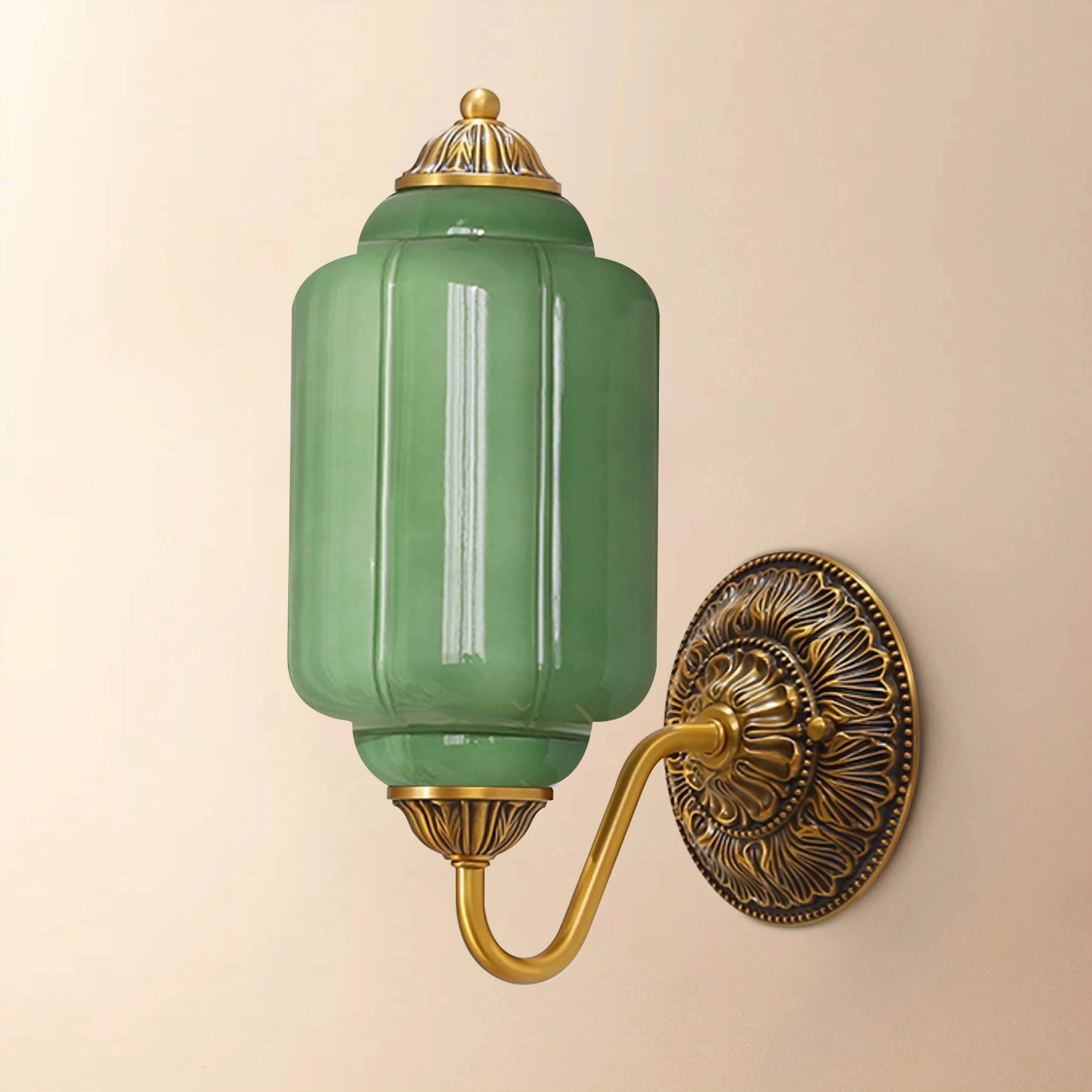 Vintage Eloise Glass Wall Sconce Antique Wall Light