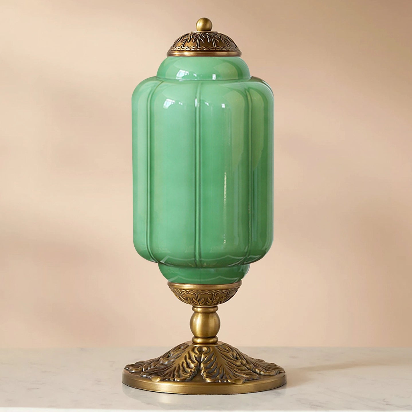 Vintage Eloise Glass Table Lamp Antique Accent Table Lamp