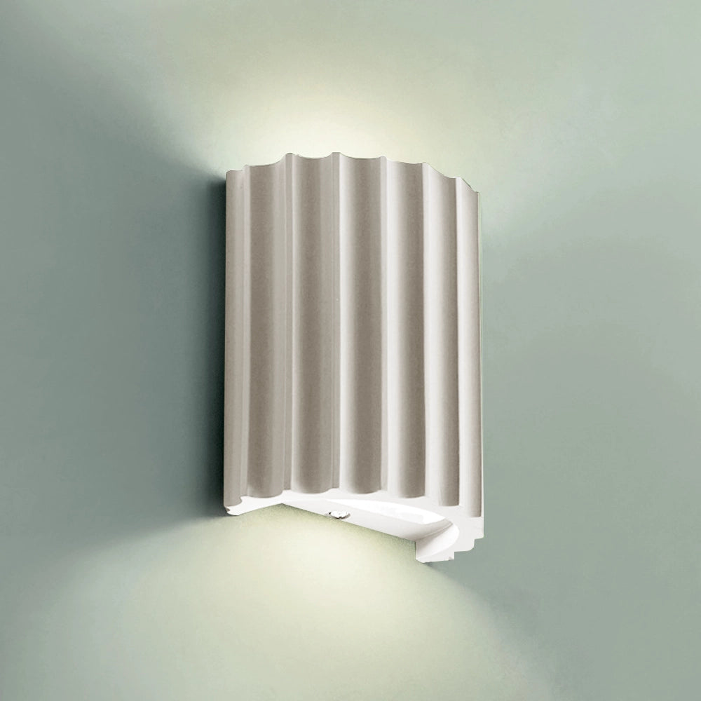 Vintage LED Resin Wall Sconce Mid Century Bedroom Sconce