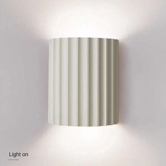 Vintage LED Resin Wall Sconce Mid Century Bedroom Sconce