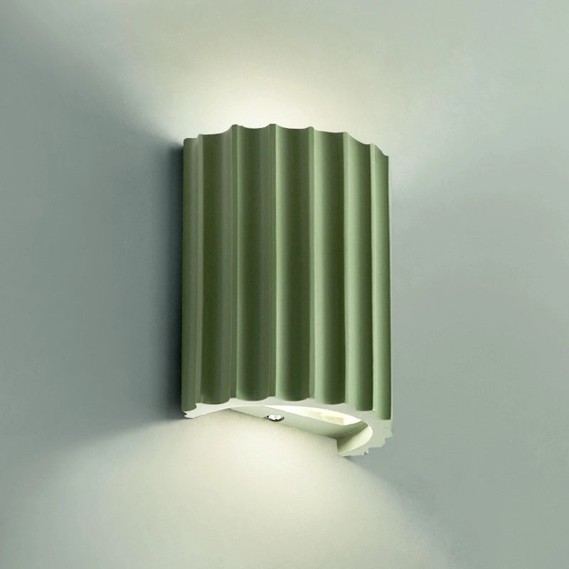 Vintage LED Resin Wall Sconce Mid Century Bedroom Sconce