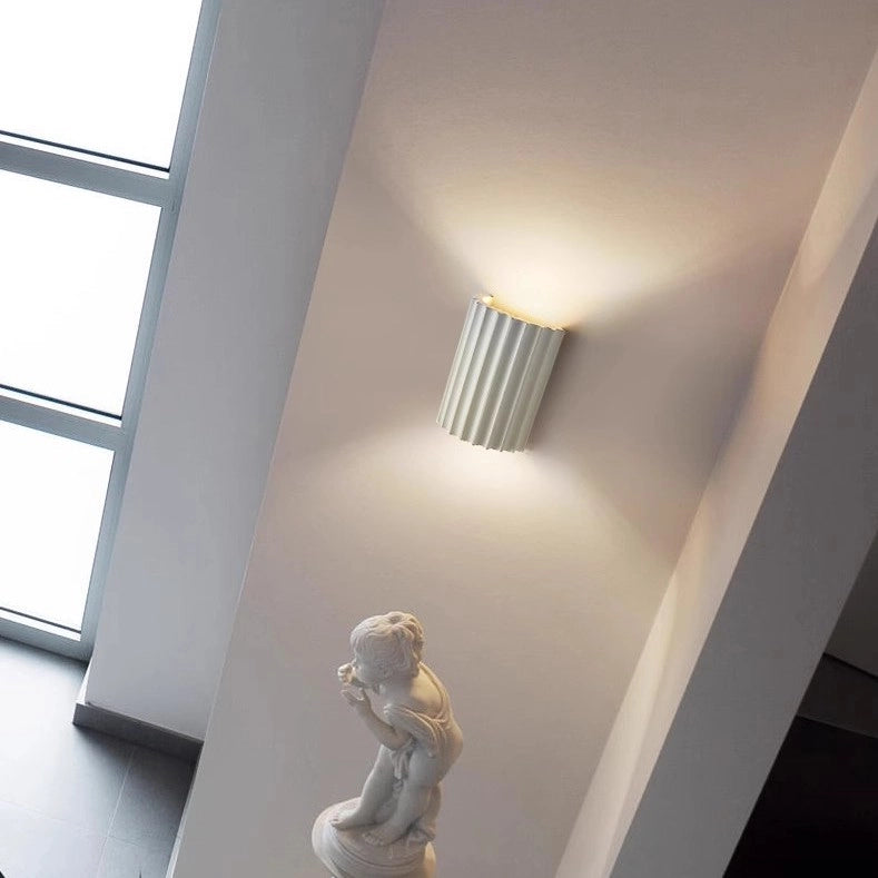 Vintage LED Resin Wall Sconce Mid Century Bedroom Sconce