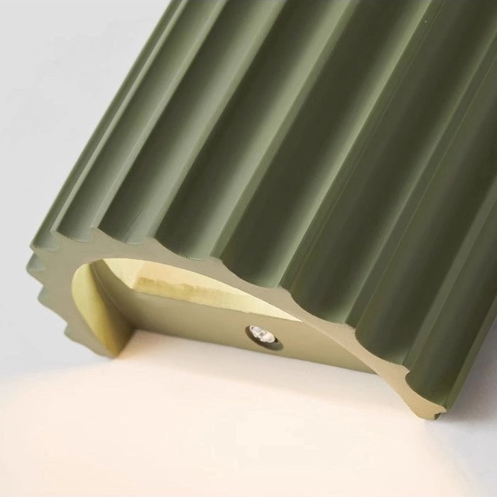 Vintage LED Resin Wall Sconce Mid Century Bedroom Sconce