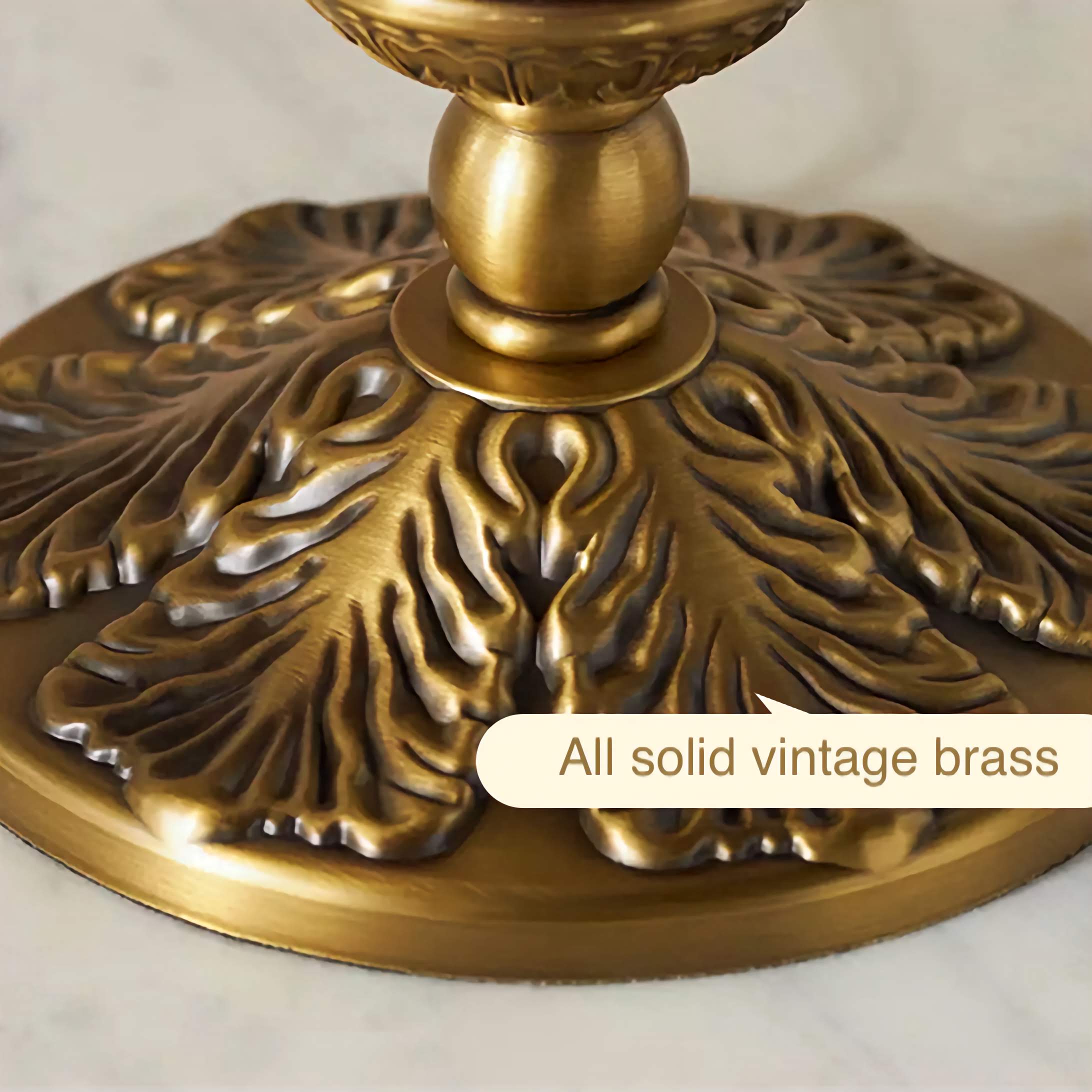 Vintage Eloise Glass Table Lamp Antique Accent Table Lamp