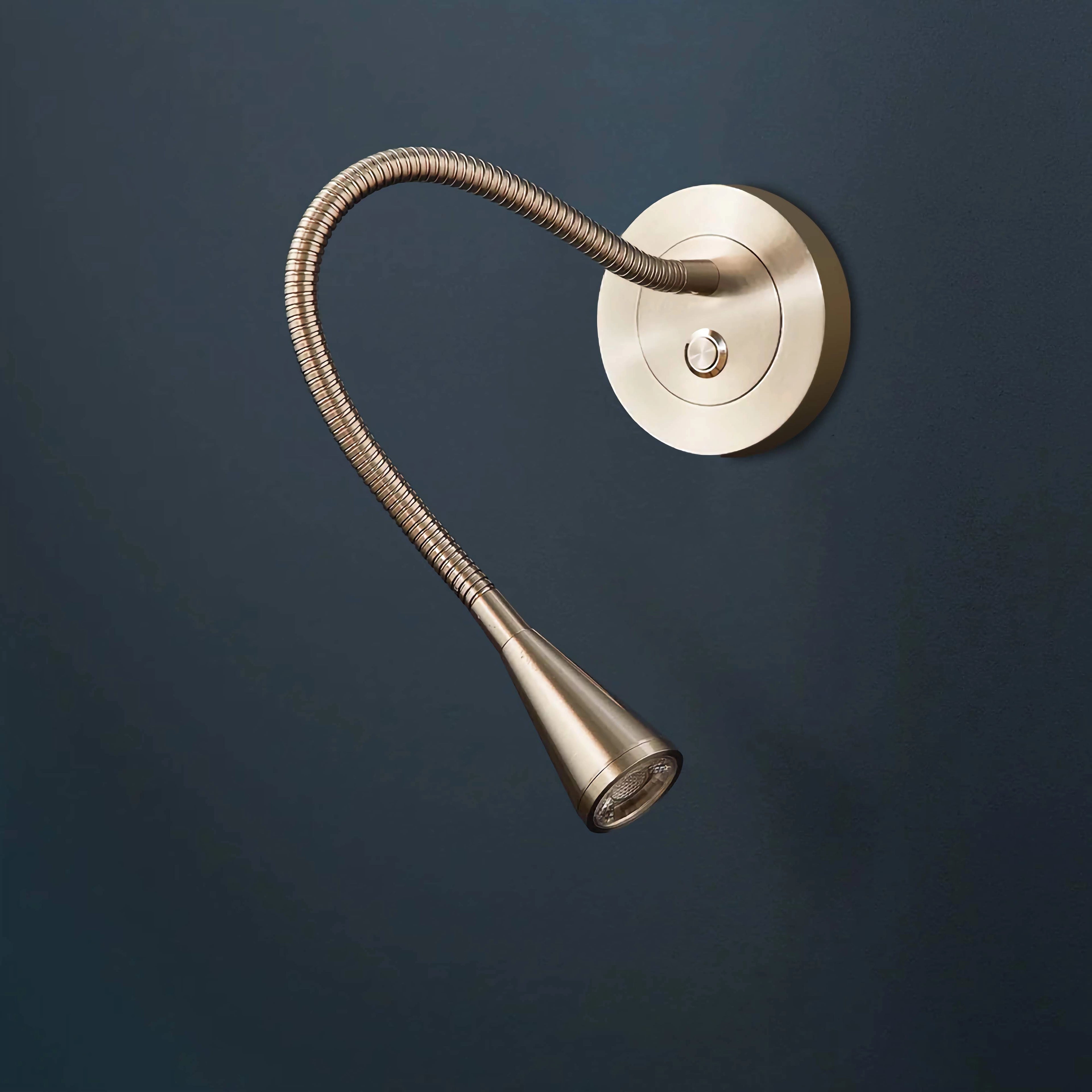 Luxury Wall Mounted Flexible Reading Light for Bed