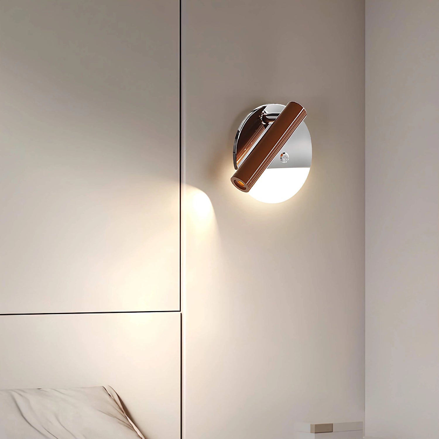 Wall Mounted Bedside Lamp Metal Adjustable Reading Light