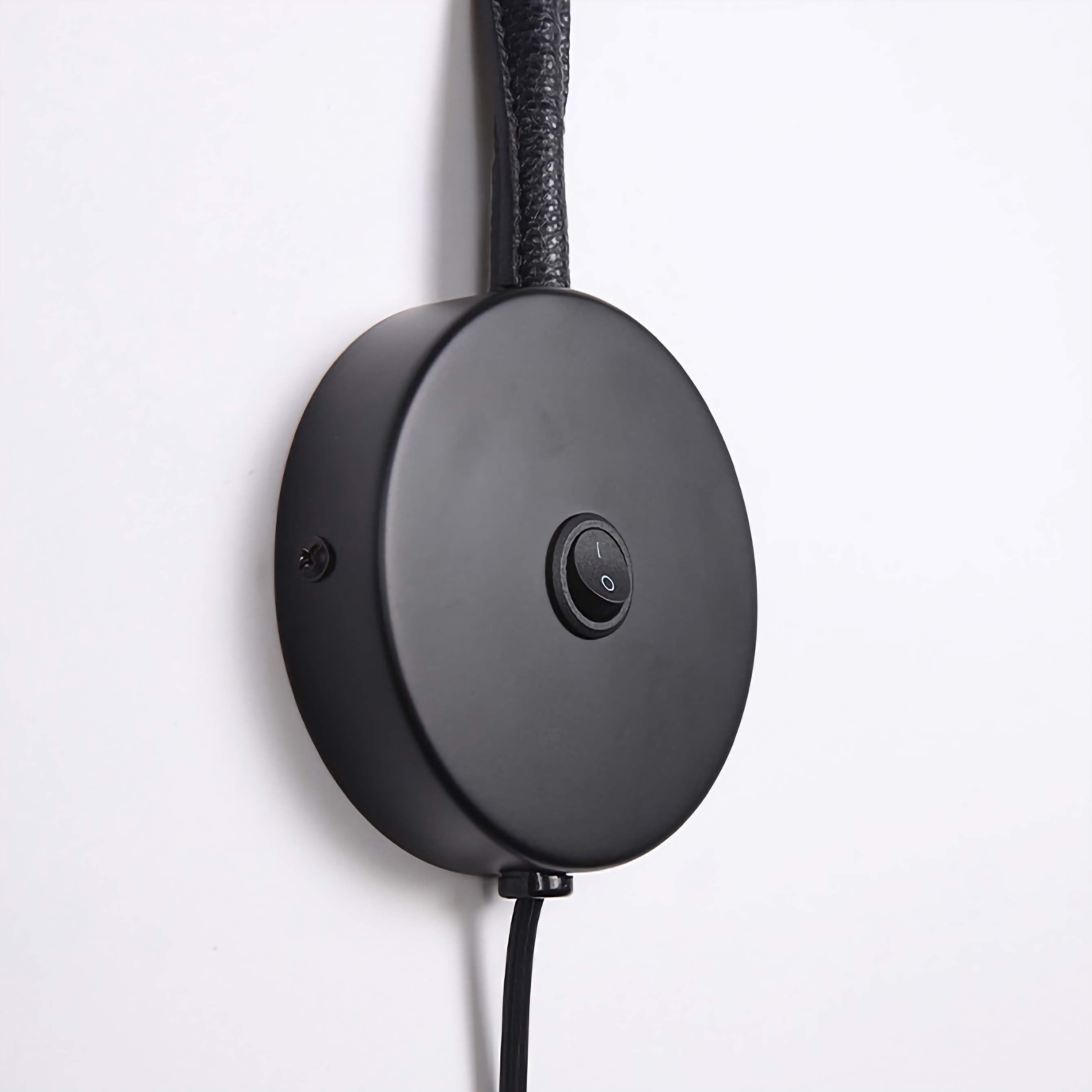 Wall-Mounted Leather Reading Light Flexible Lamp for Bedroom