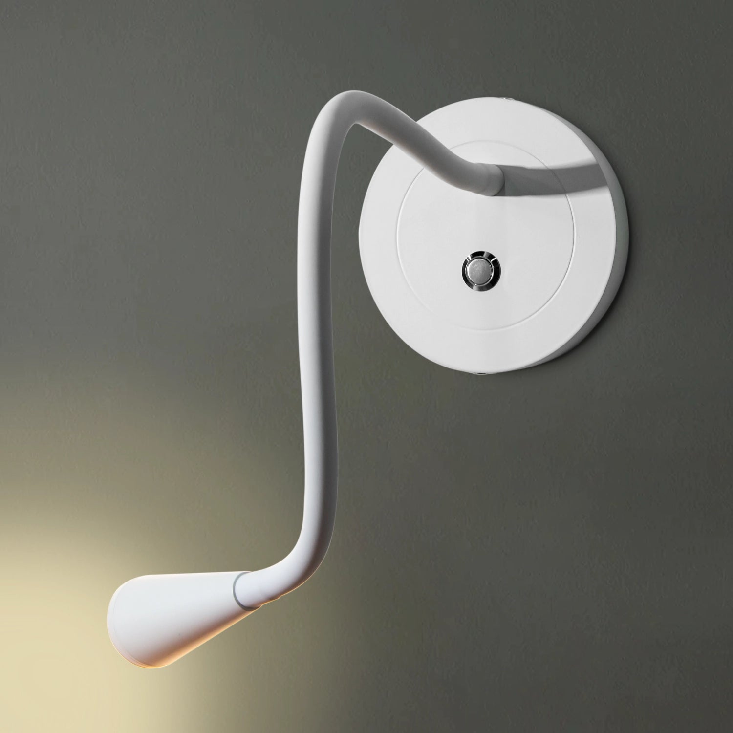 Modern Flexible Wall-Mounted Reading Light Gooseneck Sconce