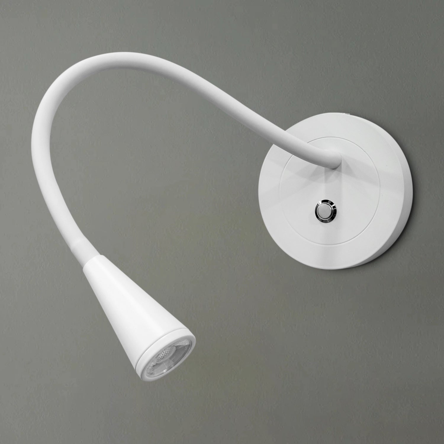 Modern Flexible Wall-Mounted Reading Light Gooseneck Sconce