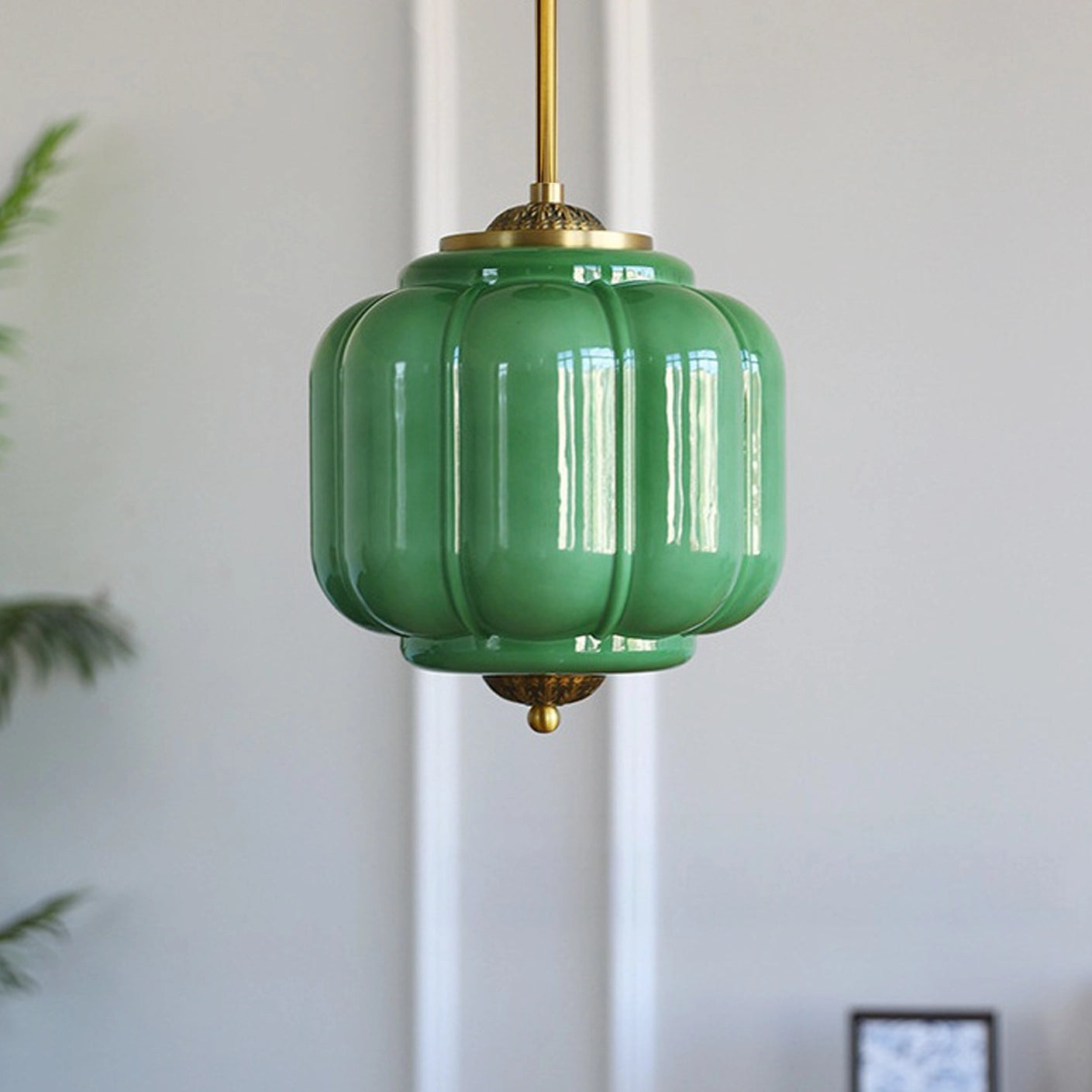 Classic Eloise Milk Glass Semi-Flush Mount Ceiling Light