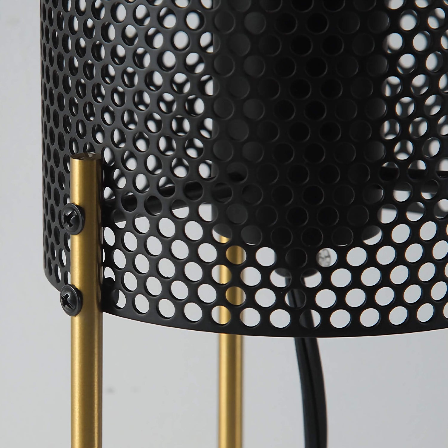 Industrial Side Table Lamp Small Table Light for Living Room Bedroom