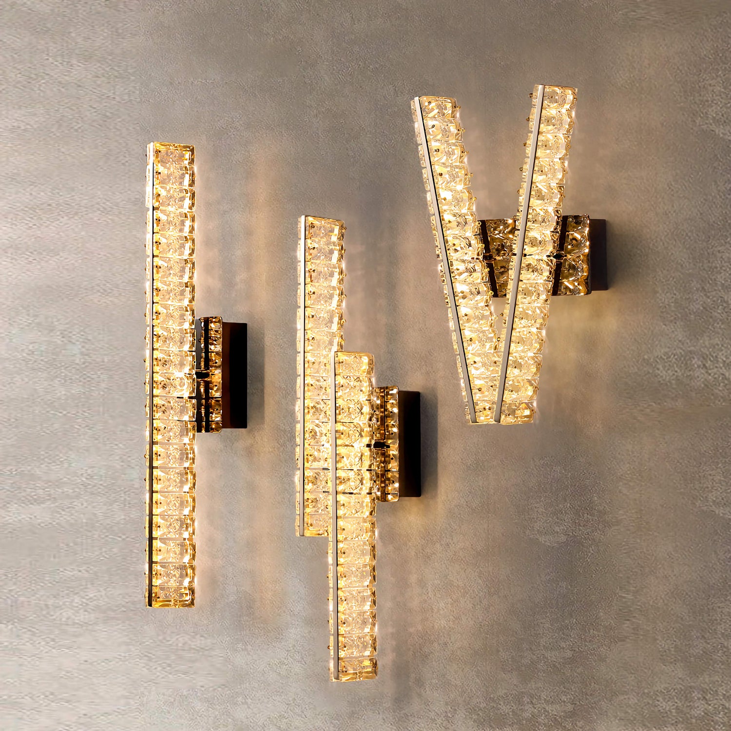 Luxury Crystal Wall Sconce Modern Wall Light for Living Room
