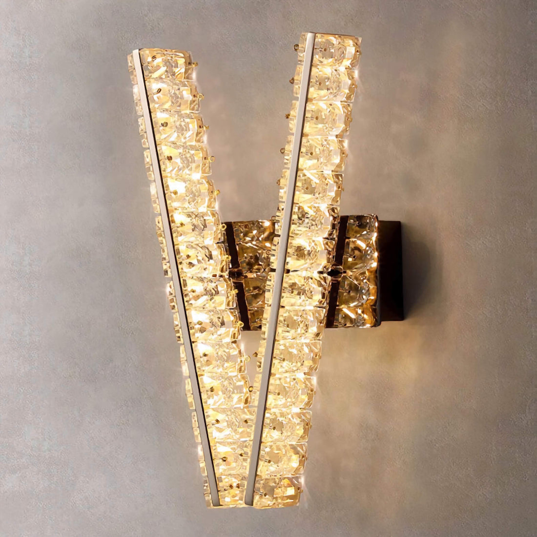 Luxury Crystal Wall Sconce Modern Wall Light for Living Room