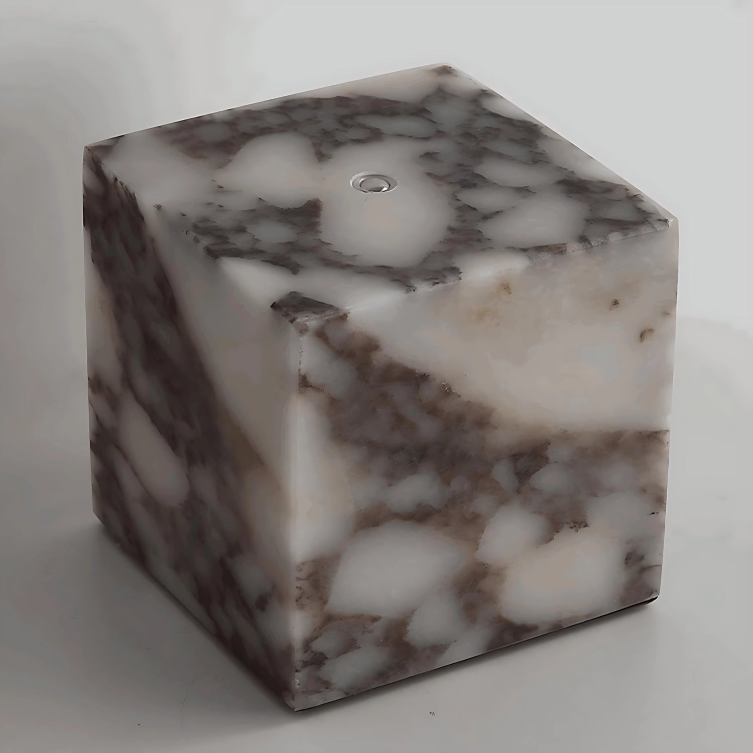 Luxury Marble Side Table Lamp Rechargeable Cube Table Light