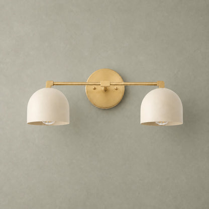Mid Century Modern Brass Vanity Light Bathroom Wall Sconce