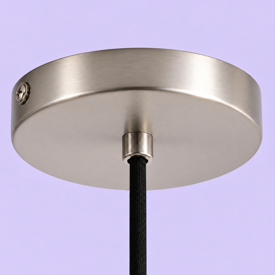 Natural Shell Mosaic Pendant Light with Travertine Sphere