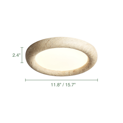 Unique Stone Flush Mount Light LED Ceiling Light