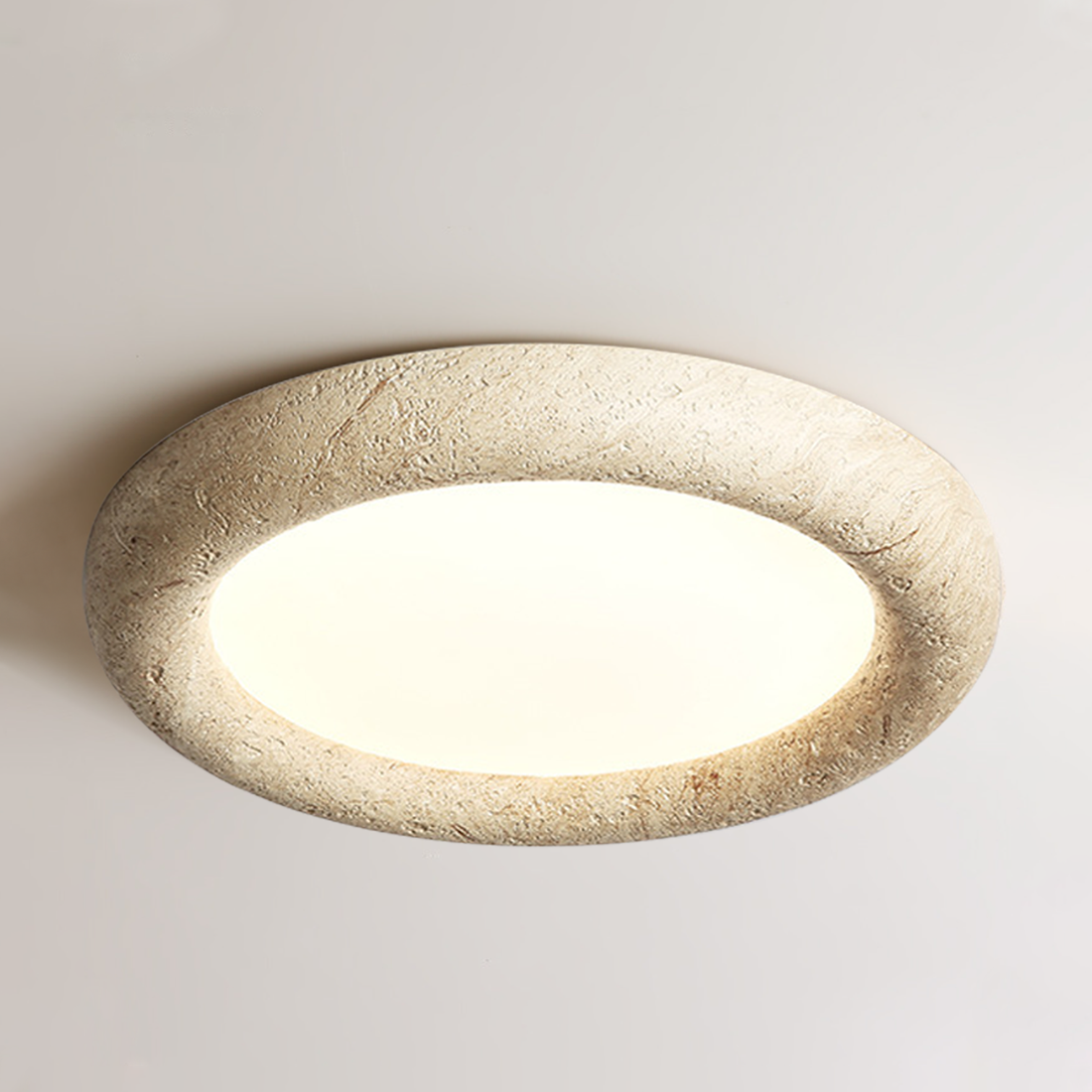 Unique Stone Flush Mount Light LED Ceiling Light