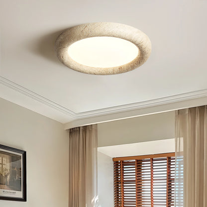 Unique Stone Flush Mount Light LED Ceiling Light