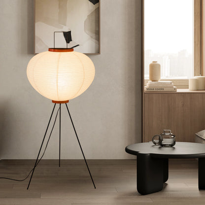 Unique Paper Floor Lamp White Classic Standing Lantern Miffron