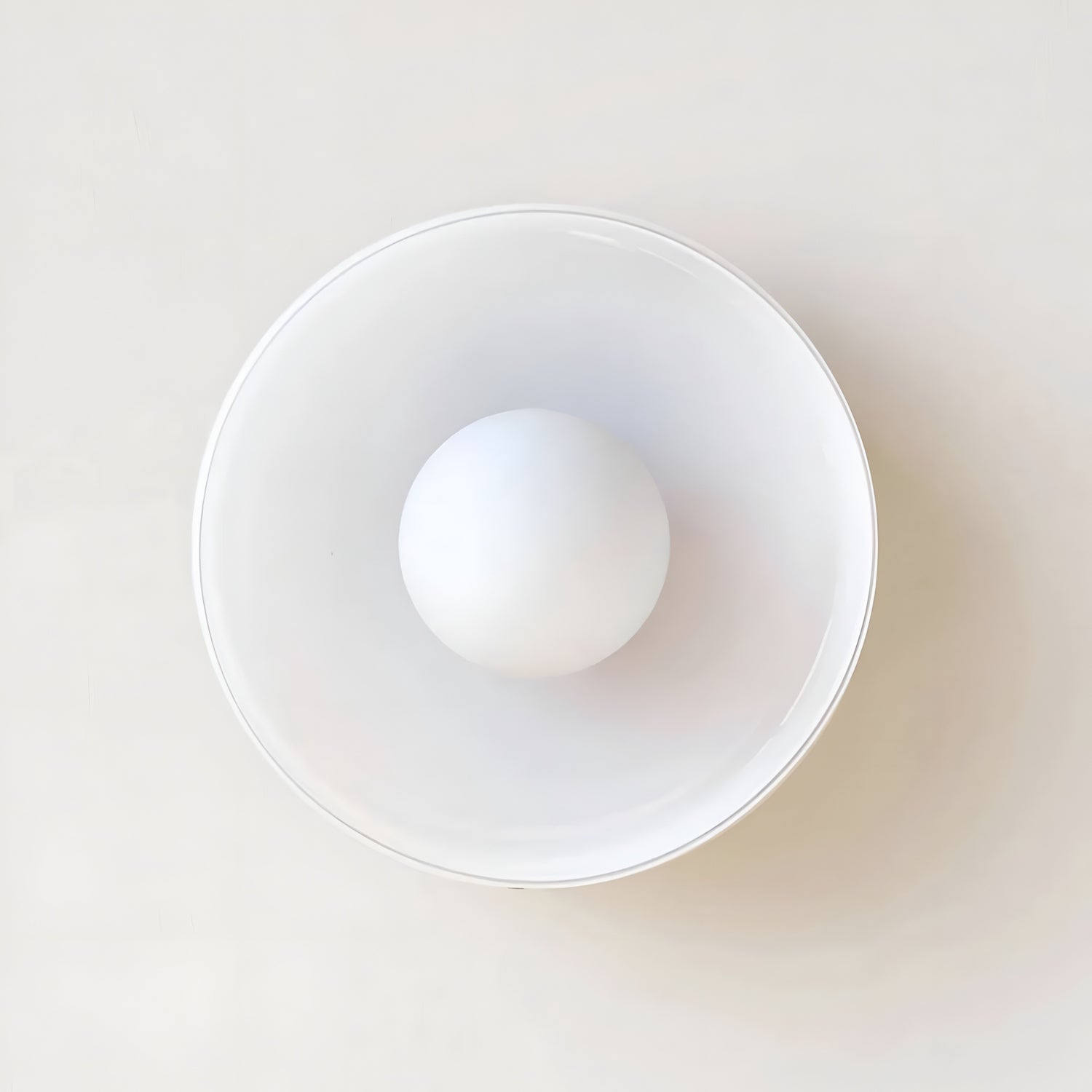 Round Glass Flush Mount Ceiling Light Mid Century Modern Lamp