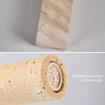 Travertine Flexible Wall Mounted Reading Light for Bedroom