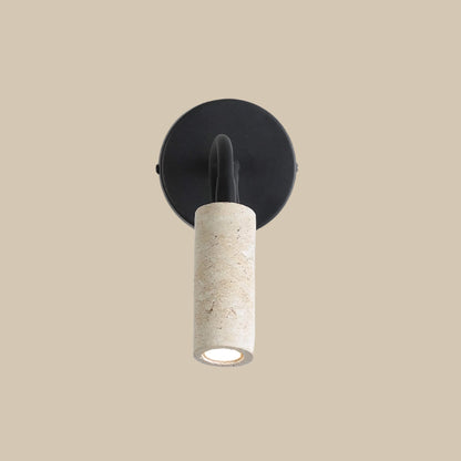 Travertine Wall Mounted Reading Lamp Flexible Bedside Light