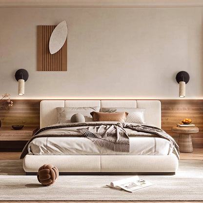 Travertine Wall Mounted Reading Lamp Flexible Bedside Light