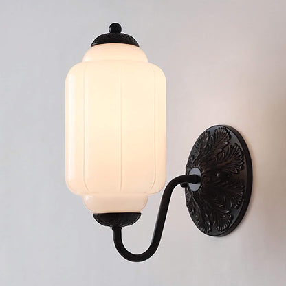 Vintage Eloise Glass Wall Sconce Antique Wall Light