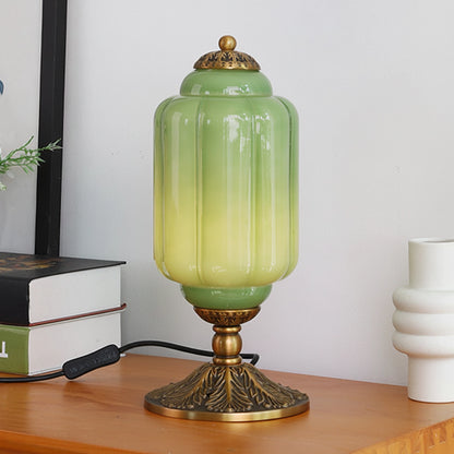 Vintage Eloise Glass Table Lamp Antique Accent Table Lamp