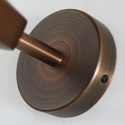 Vintage Fabric Wall Mounted Light Classic Wood Wall Lamp