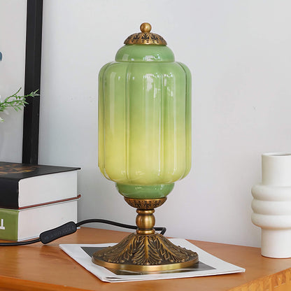 Vintage Milk Glass Table Lamp Eloise Bedside Lamp