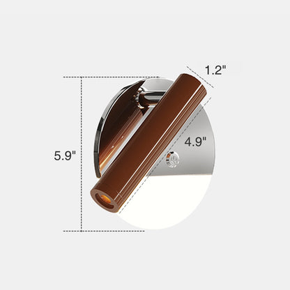Wall Mounted Bedside Lamp Metal Adjustable Reading Light